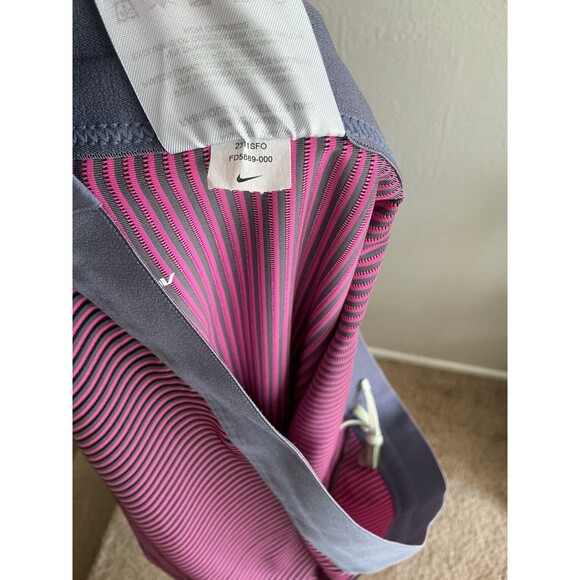 Nike Pro Elite Women’s Size Large Running Tights Pants FD5889-000 Pink/Gray - Picture 5 of 5